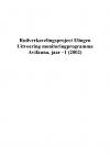 Ruilverkavelingsproject Elingen. Uitvoering monitoringprogramma Avifauna, jaar –1 (2002)