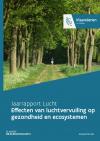 Jaarrapport Lucht. Effecten van luchtvervuiling op gezondheid en ecosystemen 2020