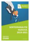 Sorteeranalyse huisvuil 2019-2021