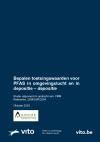 Bepalen toetsingswaarden voor PFAS in omgevingslucht en in depositie – depositie