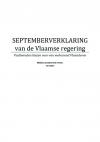 Septemberverklaring van de Vlaamse Regering 2013