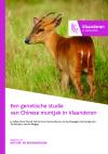 Een genetische studie van Chinese muntjak in Vlaanderen