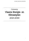 Ontwerp Vlaams energie- en klimaatplan 2021-2030