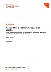 Kennisdiffusie En Innovatie In Zorg En Welzijn. Rapport | Vlaanderen.be